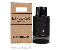MONT BLANC EXPLORER EXTREME PARFUM 3.3 OZ / 100 ML FOR MEN (NEW IN BROWN BOX)