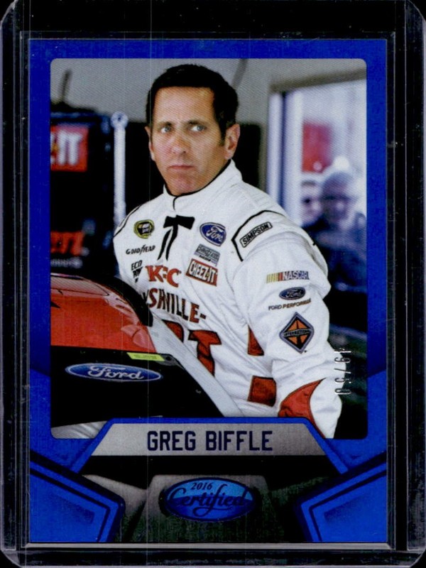 2016 Panini Certified Greg Biffle Mirror Blue #/50