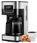 10-Cup Programmable Coffee Maker with Auto Shut-Off Permanent Filter & Dual Brew