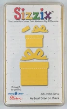 Sizzix Gifts Yellow Medium Die 38-0152 Scrapbooking Craft Die Cutter Provo Craft