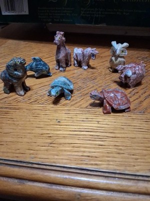 Junk Drawer Carved Rock Statues
