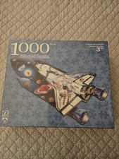 FX Schmid 1000 Piece Jigsaw Puzzle NASA SPACE SHUTTLE Unique Shaped Puzzle
