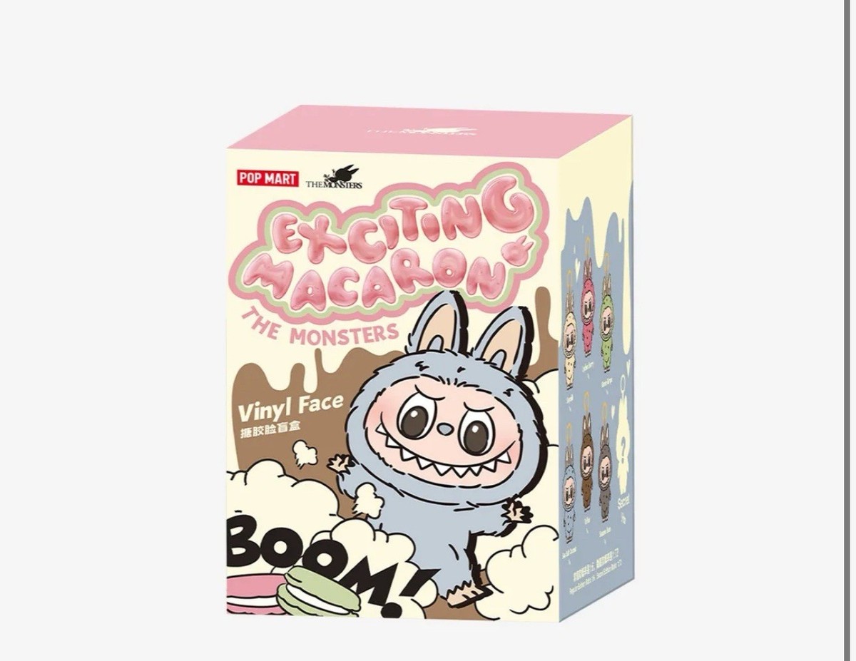POP MART Exciting Macaron フィギュア THE MONSTERS - Tasty Macarons Vinyl Face Blind Box | Blind
