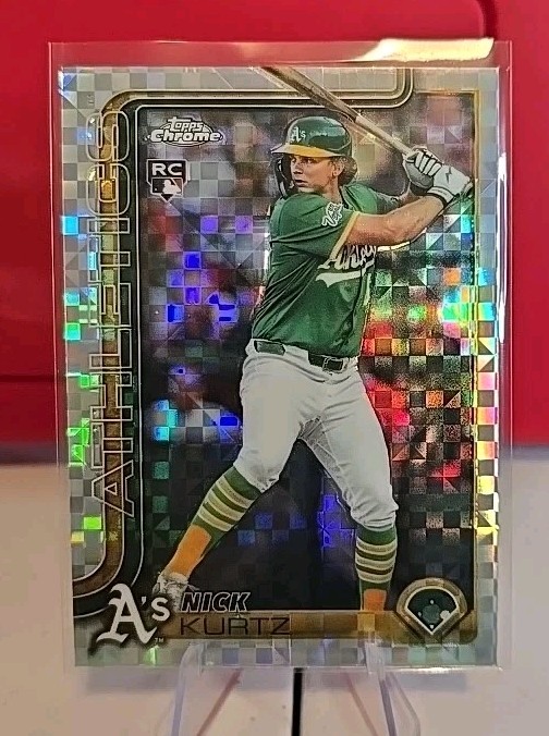 2025 Topps Chrome Update Series - Nick Kurtz #USC178 Prism Refractor (RC)