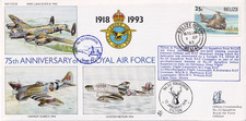 Puma XW232 FLOWN Cover: RAF(75)20 RAF 75th Anniversary + OC 33Sqn Signed