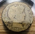 1909-D Barber Quarter - Actual Coin Shown - Free Shipping & Tracking INV#160