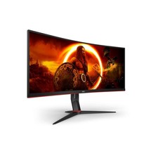 Aoc CU34G2XP/BK 34" Widescreen Va Led Black/Red Multimedia Curved Monitor 3440X1