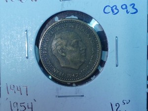 CB93: SPAIN, Peseta, 1947/1954