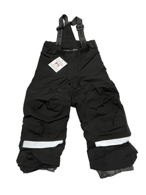 Didriksons National Outfitters Ski Snow Pants w Straps Youth 3 Black Extend Size