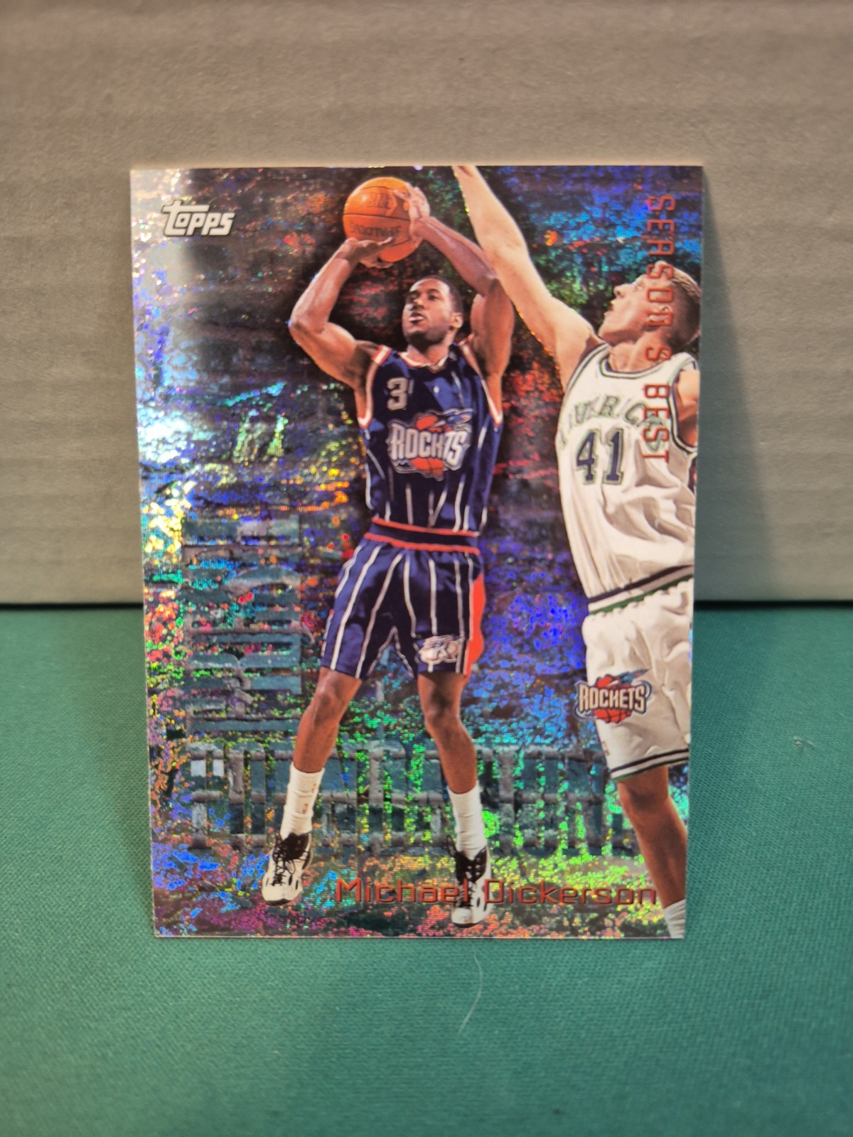 1999 Topps Michael Dickerson Seasons Best Fresh Foundations #SB30 Rockets