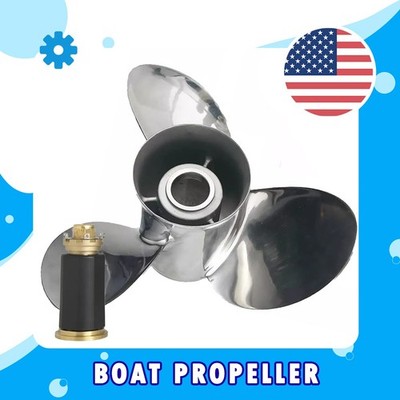 13'' x 17 '' Stainless Boat Propeller 15 Spline fit Mercury Engine Force 75-120hp