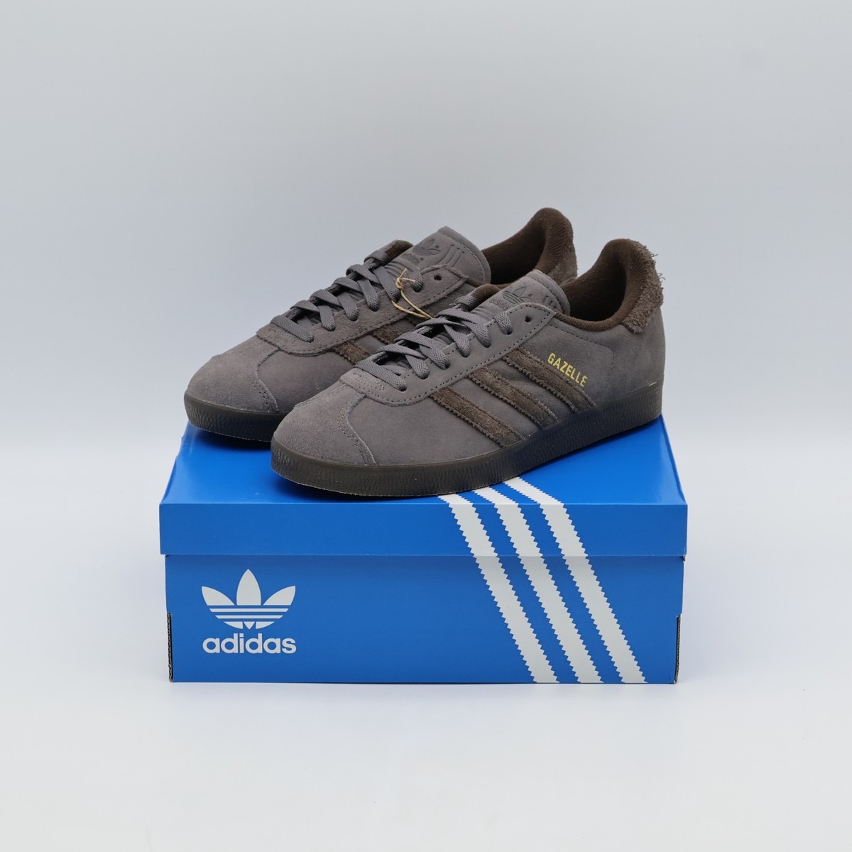 adidas Gazelle IG2097 スニーカー IG2097 adidas Originals Gazelle Charcoal Brown Dark Brown (Men's