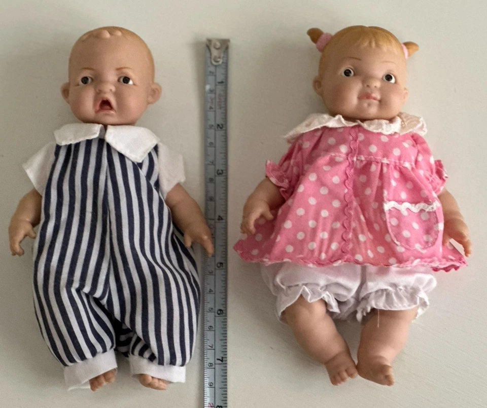 Muñeca Uneeda Precious Expressions 1999 vintage niño y niña Foto 3 de 4