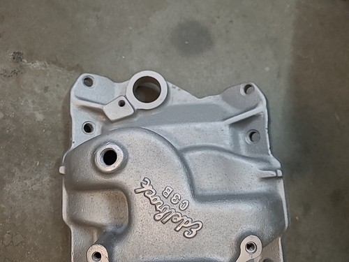 Vintage Edelbrock C3B Dual Plane Intake Manifold NICE SBC Chevy - Picture 4 of 7