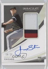 2021 Panini Immaculate Rookie Holo Silver 8/25 Jonathan Stiever Patch Auto 0rm6
