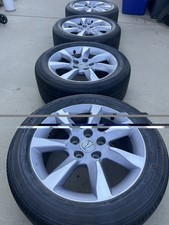 17 X 8 Acura Tl Oem Wheel Rims Tires Set Of 4 Good Condition