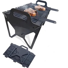 Barbecue pliable au charbon de bois pour feu de camp et fête famille
