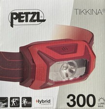 Petzl Tikkina Headtorch Red 300 Lumens *Only £22.99*Camping Fishing Dog Walking