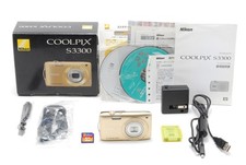 NEAR MINT w/Box Nikon COOLPIX S3300 16.0MP 6x Zoom Digital Camera From JAPAN