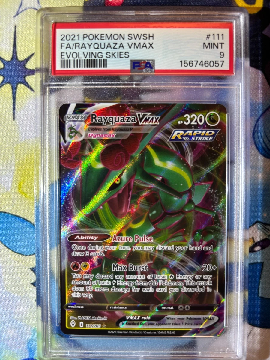 Rayquaza Pokémon TCG Professional Sports Authenticator (PSA) Grade 9  Individual Trading Card Games for sale