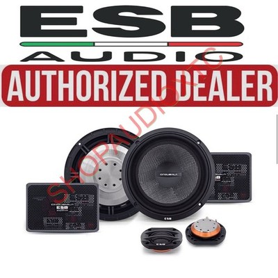 ESB AUDIO 5.6K2X 6.5'' 2-WAY 160W RMS COMPONENT SPEAKERS CROSSOVERS TWEETERS NEW