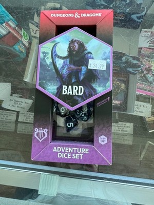 Sirius Dice D&D Adventure Dice Set: Bard- Blue/Black MD62526