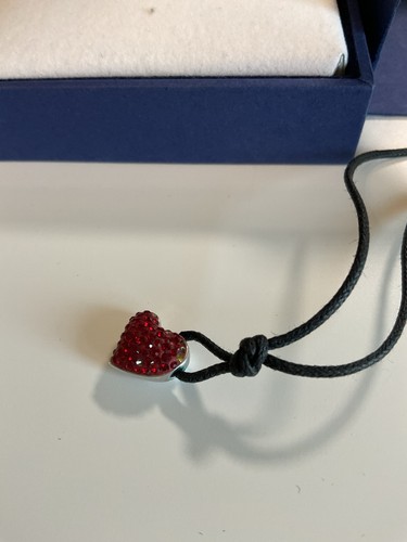 Swarovski Necklace Red Heart Shaped