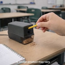 Royal Power Point Electric Pencil Sharpener Automatic Stop Classroom Office 