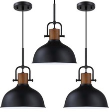 3 Pack 1 Light 10" Kitchen Island Pendant Light Fixtures Industrial/Vintage/Mod