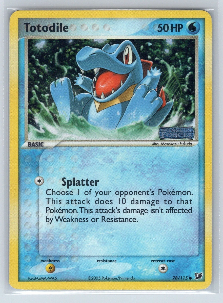 Totodile 78/115 Unseen Forces for sale | eBay