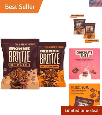 Chocolate Chip & Salted Caramel Thin and Crispy