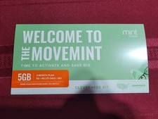Mint Mobile New Customer 5Gb 3-Month Sim