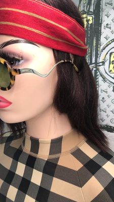 NEW AUTHENTIC MIU MIU TORTOISESHELL SUNGLASSES WITH GREEN  display picture 3