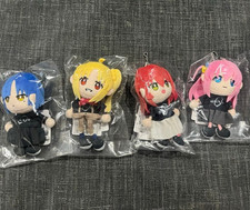 Bocchi the Rock Kessoku Band T-Shirt Ver. Mascot set of 4 Charm Plush Keychain