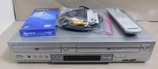 Sony SLV-D300P DVD/VCR Combo Player Progressive Scan Remote Cables Tape TESTED