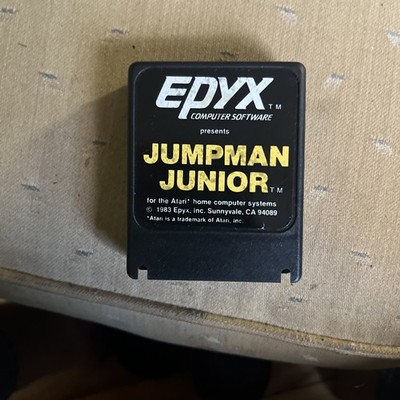 Epyx Jumpman Junior Game Cartridge Atari 400 800 8 Bit 1983