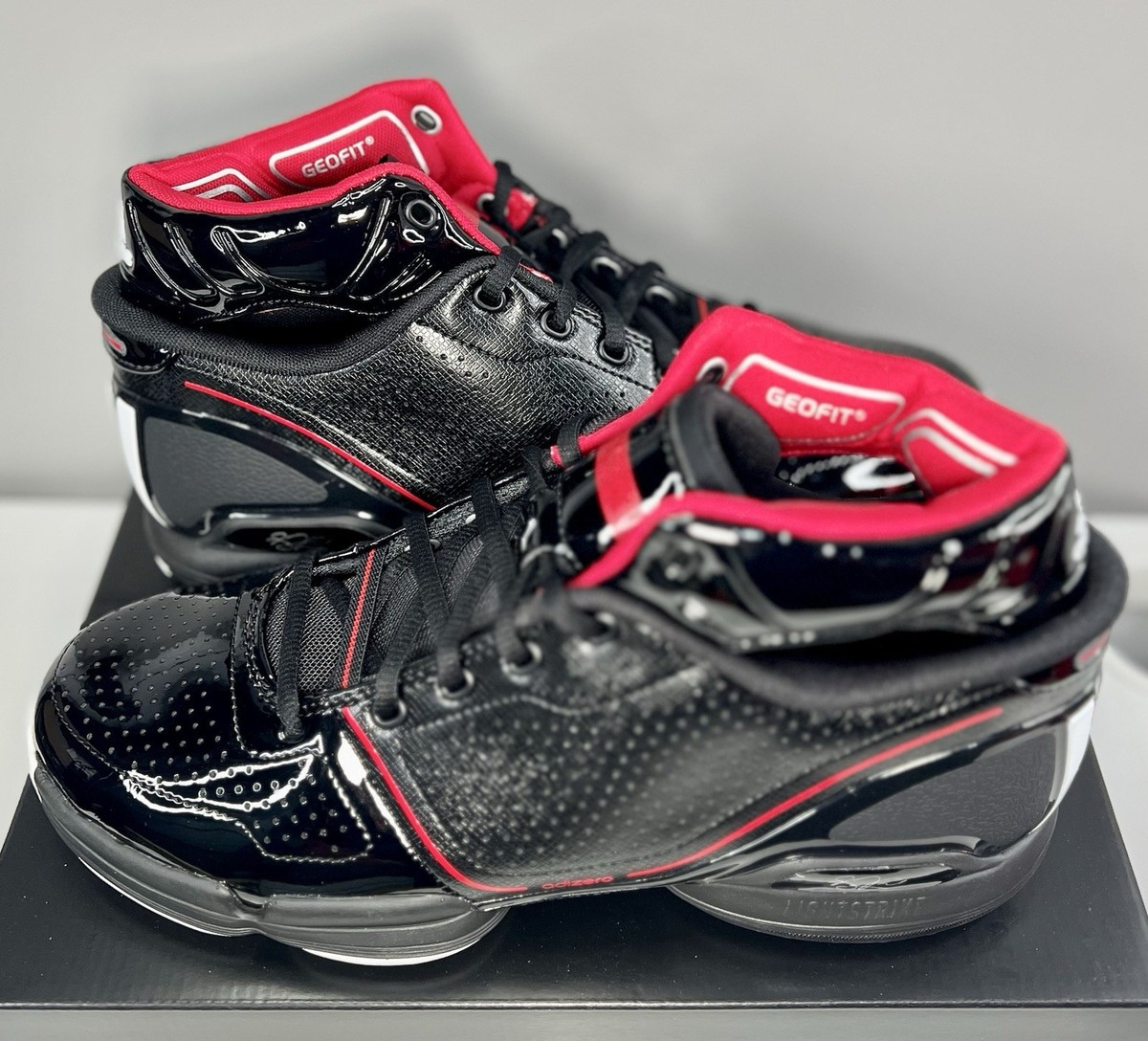 NEW adidas Adizero Rose 1 Black Red 2026 | Men Sizes 7 - 15