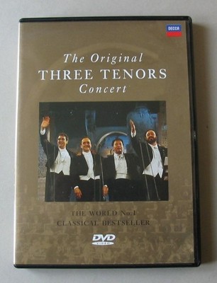 DVD THE ORIGINAL THREE TENORS CONCERT - CARRERAS / DOMINGO / PAVAROTTI - MEHTA
