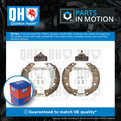 Brake Shoes Set fits FIAT FIORINO 146 1.4 94 to 01 QH Genuine Quality Guaranteed