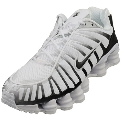 Nike Shox Tl Herrenmode Turnschuhe in Weiß Schwarz - 12 UK