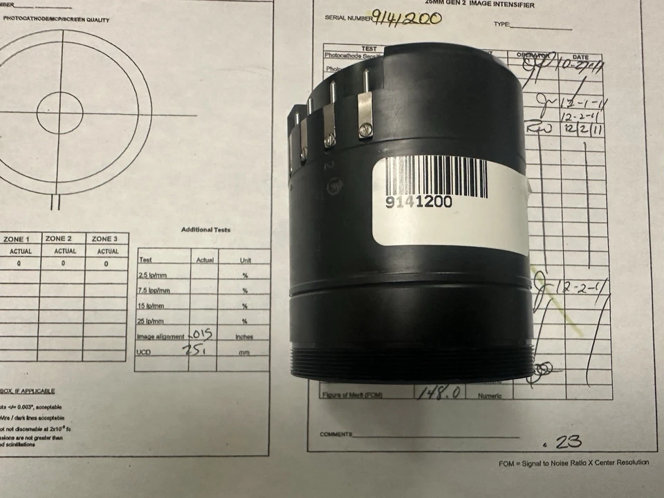 Nuevo INTENSIFICADOR DE IMAGEN L3 EE. UU. MX-9644/UV GEN 2 PVS-4 AN/TVS-5 SN9141200 Foto 4 de 4