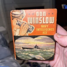 Don Winslow Navy Intelligence Ace #1418 Big Little Book Dated 1942 Free Ship