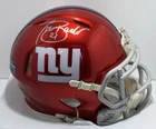 Tiki Barber Autographed NY Giants Flash Speed Mini Helmet RADTKE Hologram