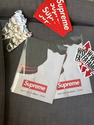 シュプリーム　ポスター Supreme 2026 Posters (2) (SUPER RARE SOLD OUT) + (10) stickers | eBay