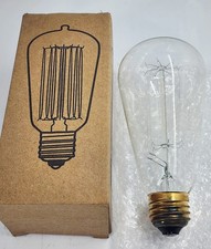 Antique Edison Bulb ST64 Light Bulb 40W 110v-130v E26 Warm Color