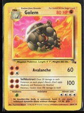 Golem 36/62 - Pokemon Fossil - Uncommon - LP on eBay