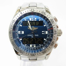 BREITLING B-1 42mm watch A68362 Ana-Digi quartz silver Authentic From Japan 3