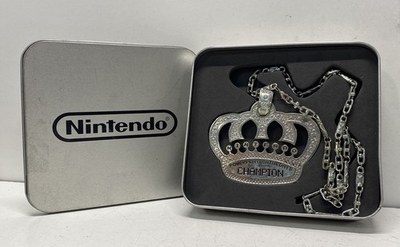 #ad Nintendo Powerplay Saturdays Champion Chain Necklace GameStop Employee Promo $69.99