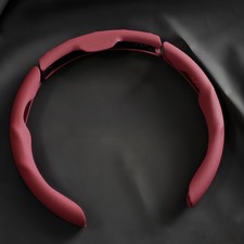 15 Clip On Car Steering Wheel Cover Leather Non-slip Protector 3 Piece Set 15 Clip On Car Steering Wheel Cover Leather Non-slip Protector 3 Piece Set