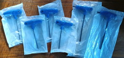 Park Tool P-Handle 6-Piece Hex Wrench Set PH-2mm, 2.5mm, 3mm, 4mm, 5mm, and 6mm